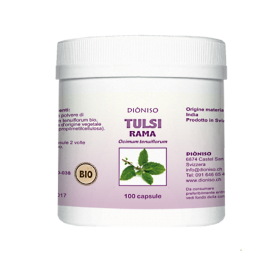 Tulsi (Basilic Sacré)Bio T - Ocimum tenuiflorum - 100 gélules de 450 mg