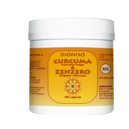 Curcuma Longa & Gingembre Bio 100 capsules de 550 mg