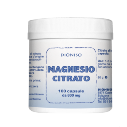 Citrate de Magnesium 15% - 100 gelules de 800 mg