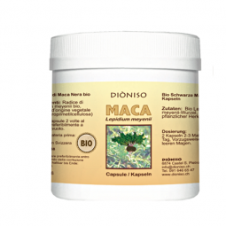 Maca Noire Bio - Lepidium meyenii - 100 gélules de 750 mg