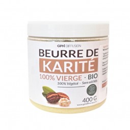 Beurre de Karité biologique-100% vierge et 100% végétal-400 G