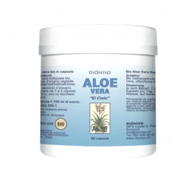 Aloe vera 60 Gélules Bio de 500 mg  (extrait 200:1)