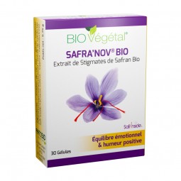 Safra’Nov® Bio  Extrait de safran (Crocus sativus )