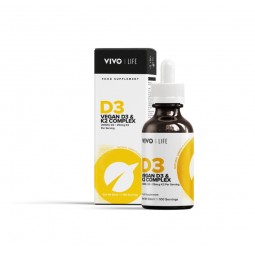 Vitamine D3 végétalienne avec K2 50 ml 100 Portions
